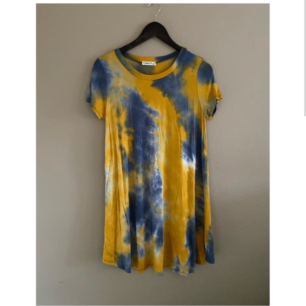 Tie dye dress tshirt style - Picture 2 of 4